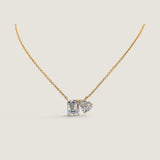 Toi et Moi Pear and Emerald-Cut Pendant Necklace (2.75 TCW)
