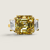 11CT ASSCHER WITH TRAPEZOID SIDES F1033-CAN-CZ-14K