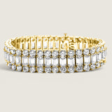 CHANNEL SET EMERALD CUT WITH ROUNDS - BF1014/CZ