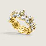 Marquise and Round Canary Band (8.8 TCW)