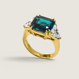 5CT SQUARE WITH TRILLIONS F883-EM-CZ