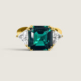 5CT SQUARE WITH TRILLIONS F883-EM-CZ