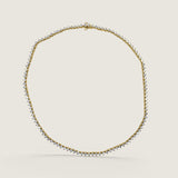Round Tennis Necklace (2.5mm)