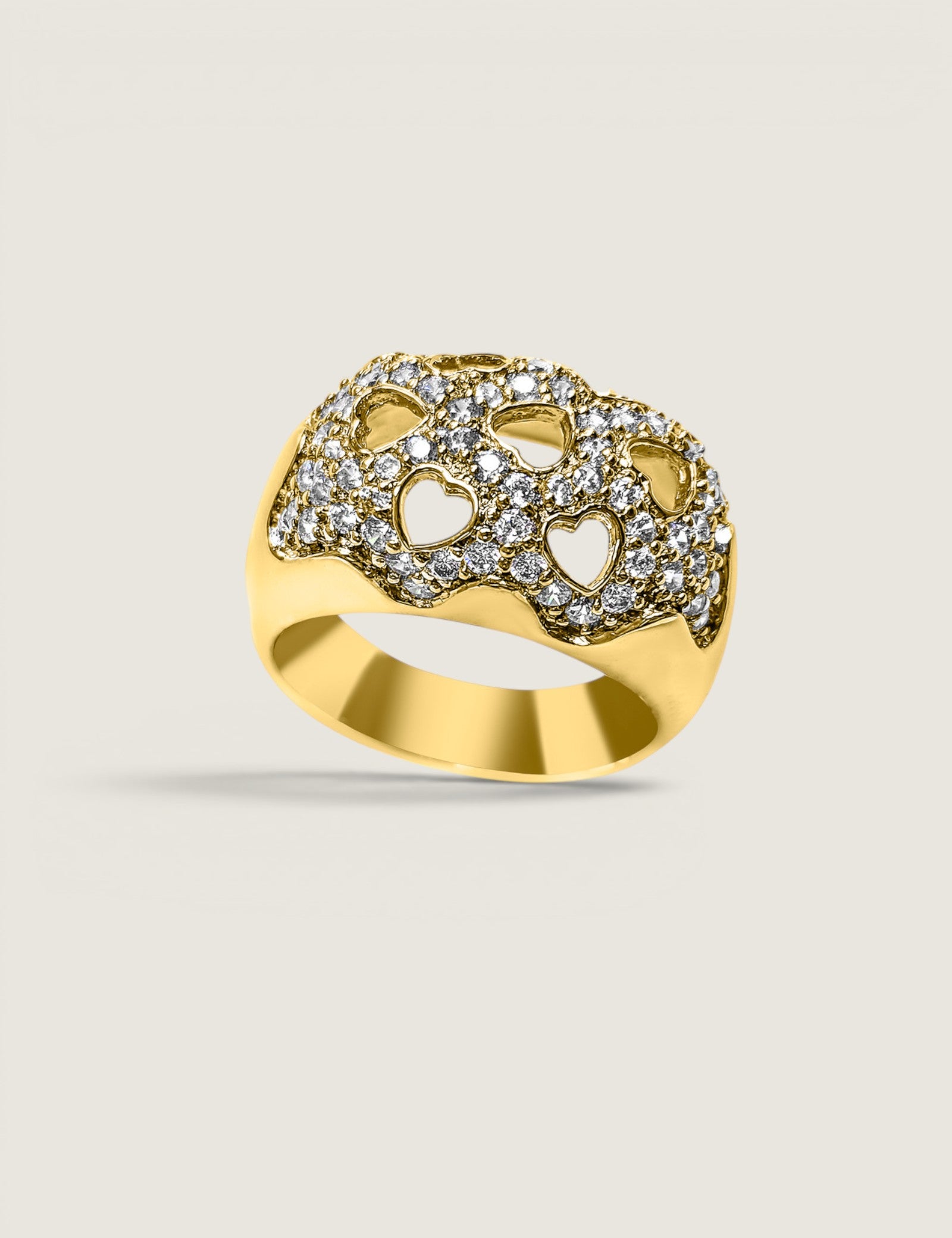 Heart Pavé Ring (1 TCW)