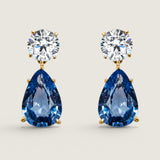 Aquamarine Teardrop Earrings