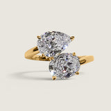 Oval and Pear Bypass Ring (3.5 TCW)