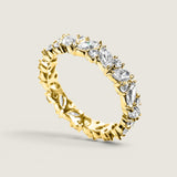 Marquise and Round Fashion Eternity Band(2.5 TCW)