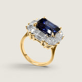 8ct Cushion Cut Ring (12 TCW) F1552-SAP-CZ-14KT