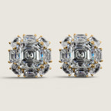 12ct Cushion Cut Earring (24 TCW) - EF1552-CZ