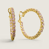 Large Inside/Outside Hoop Earrings (16.2 TCW)