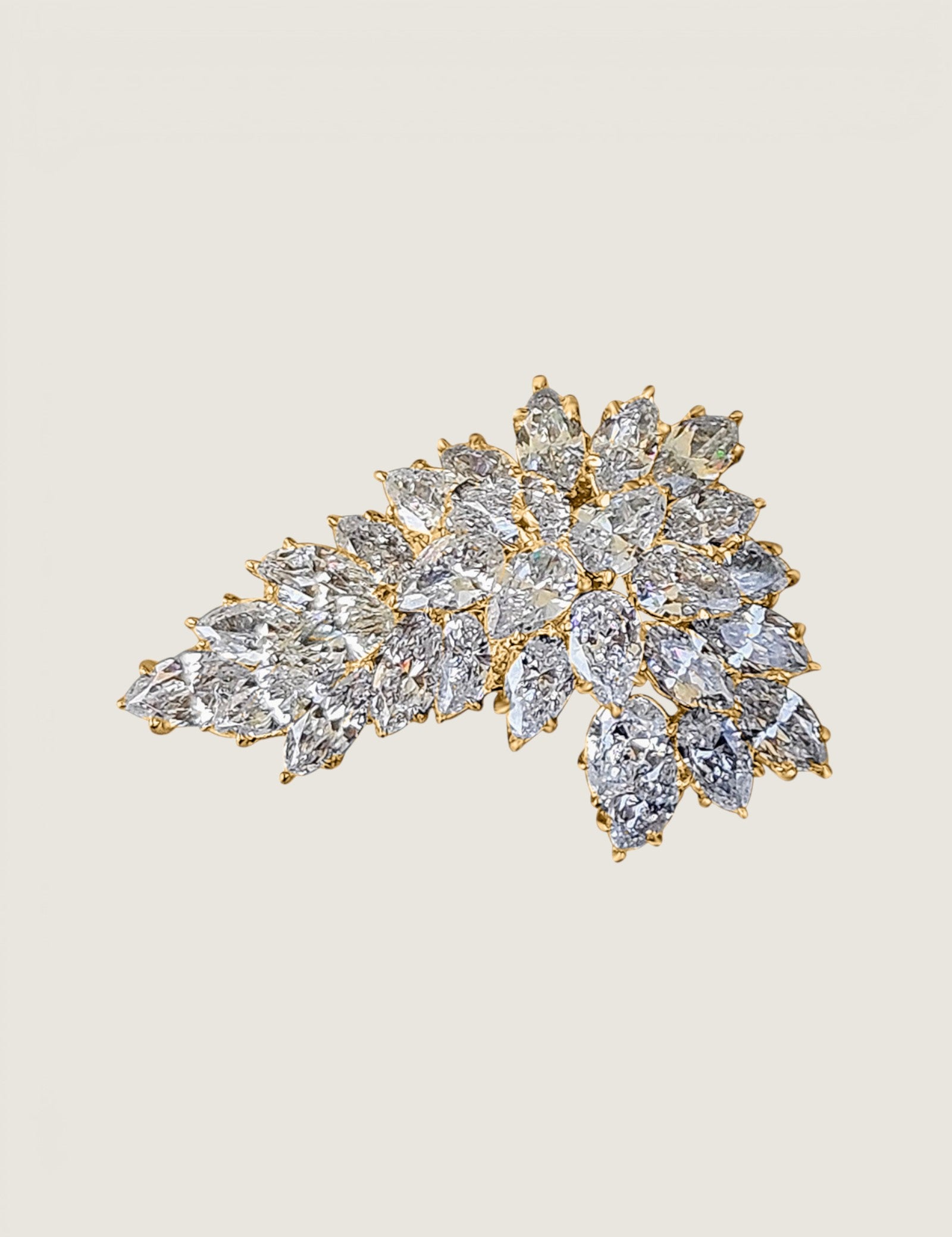 Flowing Cluster Brooch