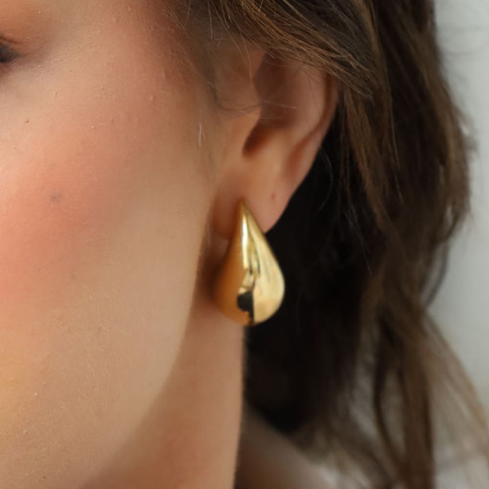 Classic gold hoops
